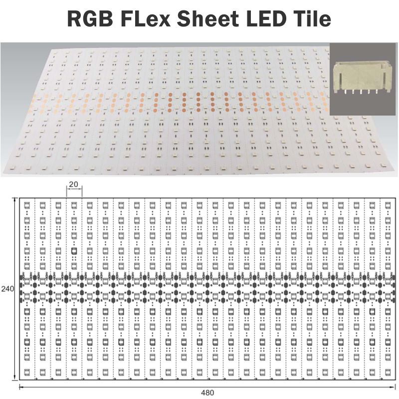 RGB LED tile