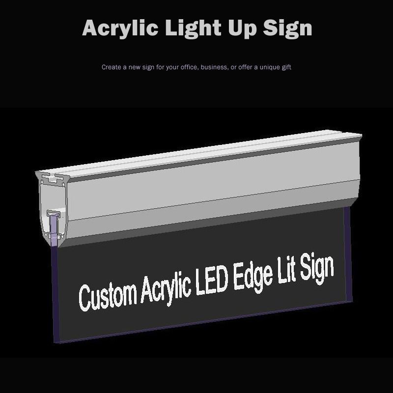 LED-Schild aus Acryl