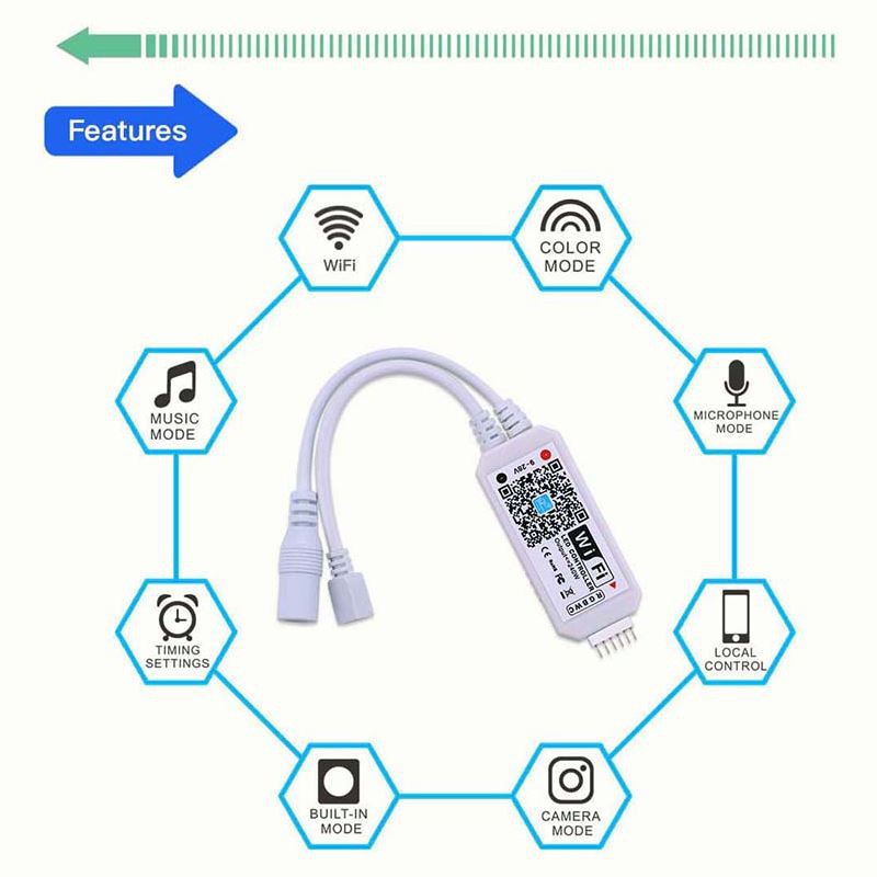 rf remote control led lights